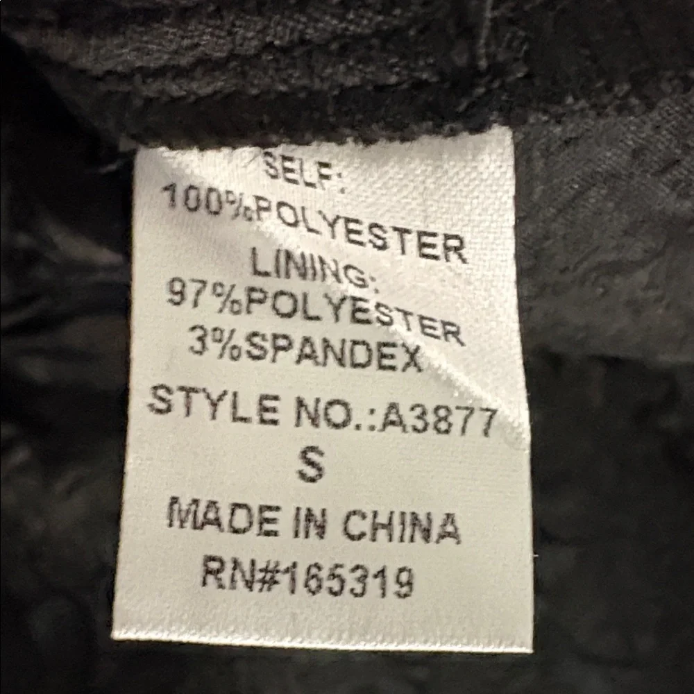 Black Mini Dress with Cream Scalloped Trim - Picture 10 of 10